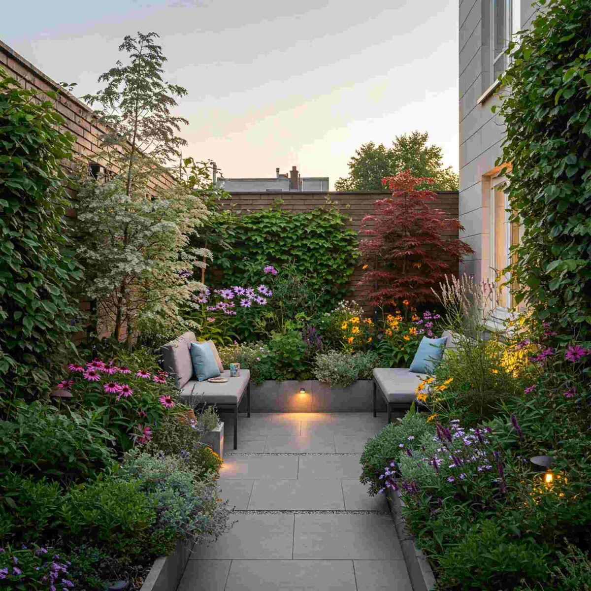Inspiratie: Creëer een sfeervolle kleine tuin image