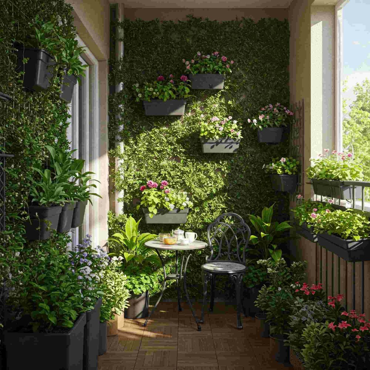 Kleine ruimte, groot effect: zo richt je een groen balkon in image