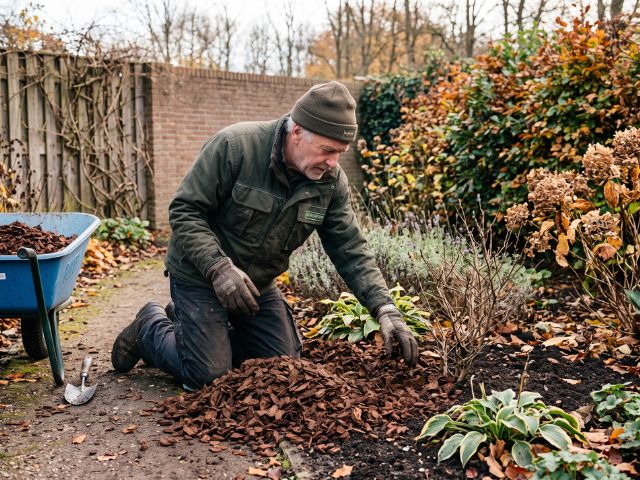 Aanplant beschermen tegen vorst